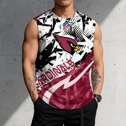 LIMITED EDITION - NEW CUSTOMIZED NFL20 ARC ARIZONA CARDINALS MEN'S GYM SHIRT