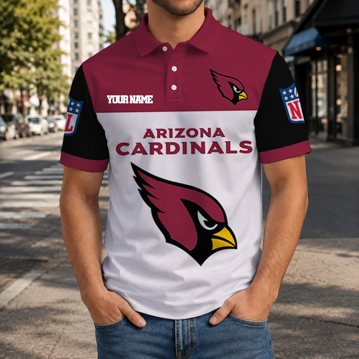 LIMITED EDITION - NEW CUSTOMIZED NFL20 ARC ARIZONA CARDINALS T-SHIRT, POLO SHIRT, ZIP POLO SHIRT, SWEATSHIRT, HOODIE & ZIP HOODIE