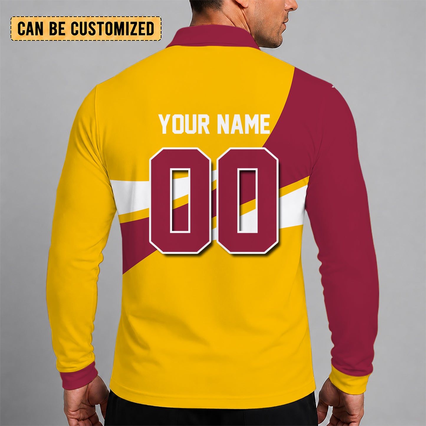 [SPECIAL OFFER] NEW CUSTOMIZED NFL20 ARC ARIZONA CARDINALS LONG SLEEVE POLO SHIRT