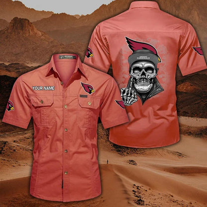 [SPECIAL OFFER] NEW CUSTOMIZED NFL20 ARC ARIZONA CARDINALS MUTICOLOR MEN'S CARGO SHIRT