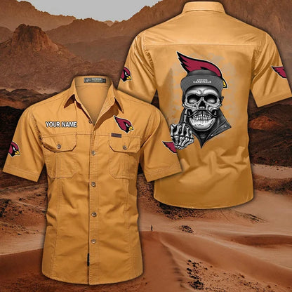 [SPECIAL OFFER] NEW CUSTOMIZED NFL20 ARC ARIZONA CARDINALS MUTICOLOR MEN'S CARGO SHIRT