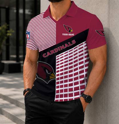 LIMITED EDITION - NEW CUSTOMIZED NFL20 ARC ARIZONA CARDINALS POLO SHIRT