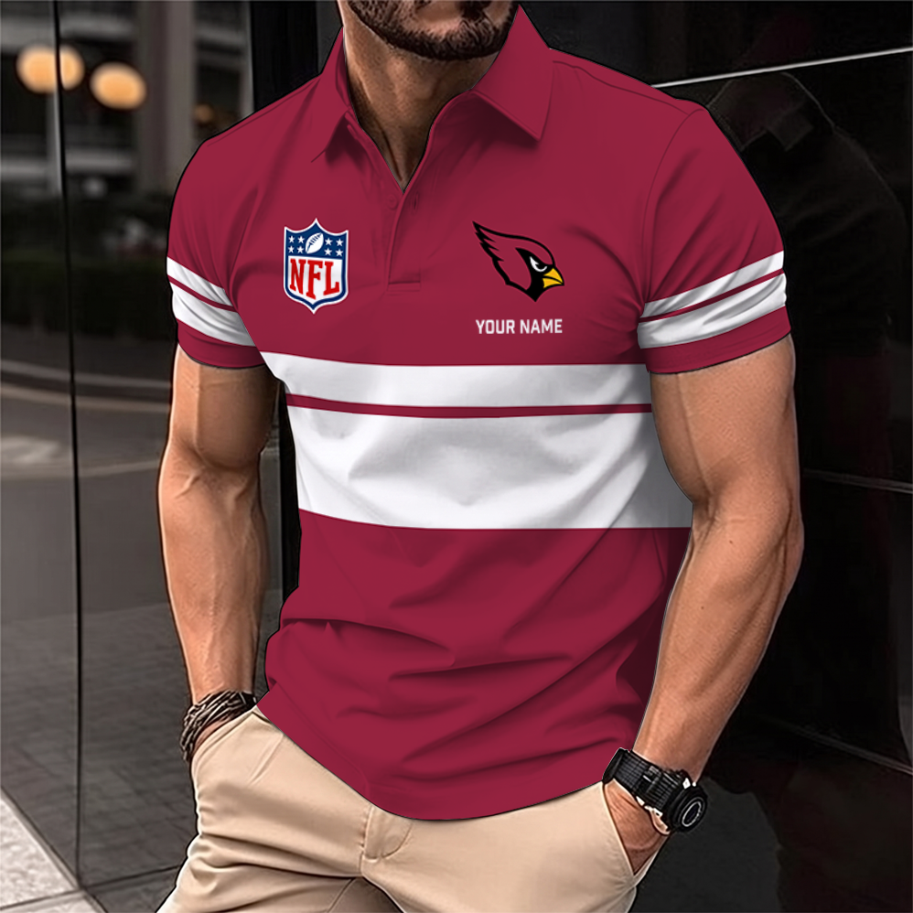 [SPECIAL OFFER] NEW CUSTOMIZED NFL20 ARC ARIZONA CARDINALS POLO SHIRT