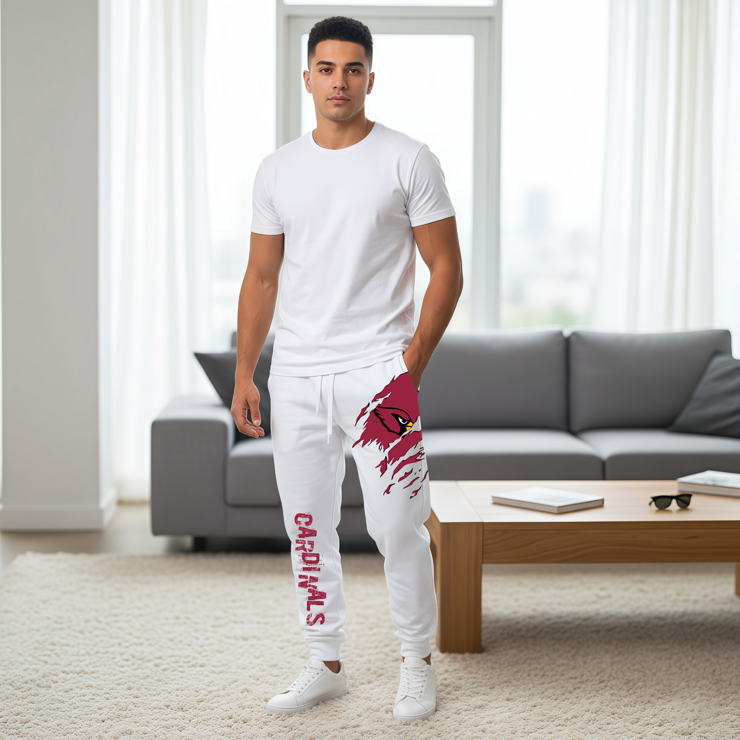 LIMITED EDITION - NEW PERSONALIZED NFL20 ARC ARIZONA CARDINALS JOGGERS