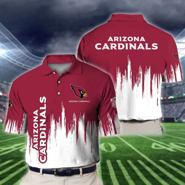 LIMITED EDITION - NEW CUSTOMIZED NFL20 ARC ARIZONA CARDINALS POLO SHIRT