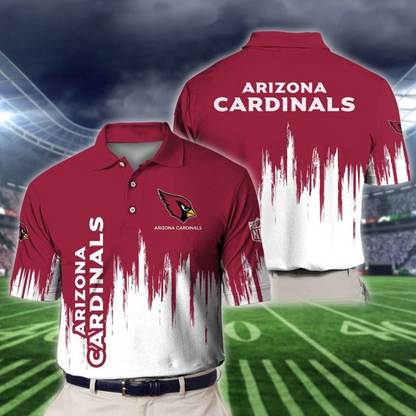 LIMITED EDITION - NEW CUSTOMIZED NFL20 ARC ARIZONA CARDINALS POLO SHIRT
