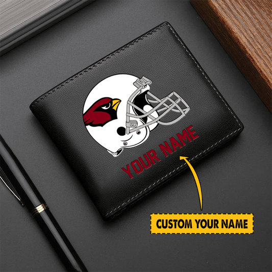 LIMITED EDITION - NEW CUSTOMIZED NFL20 AR CARDINALS LEATHER WALLET