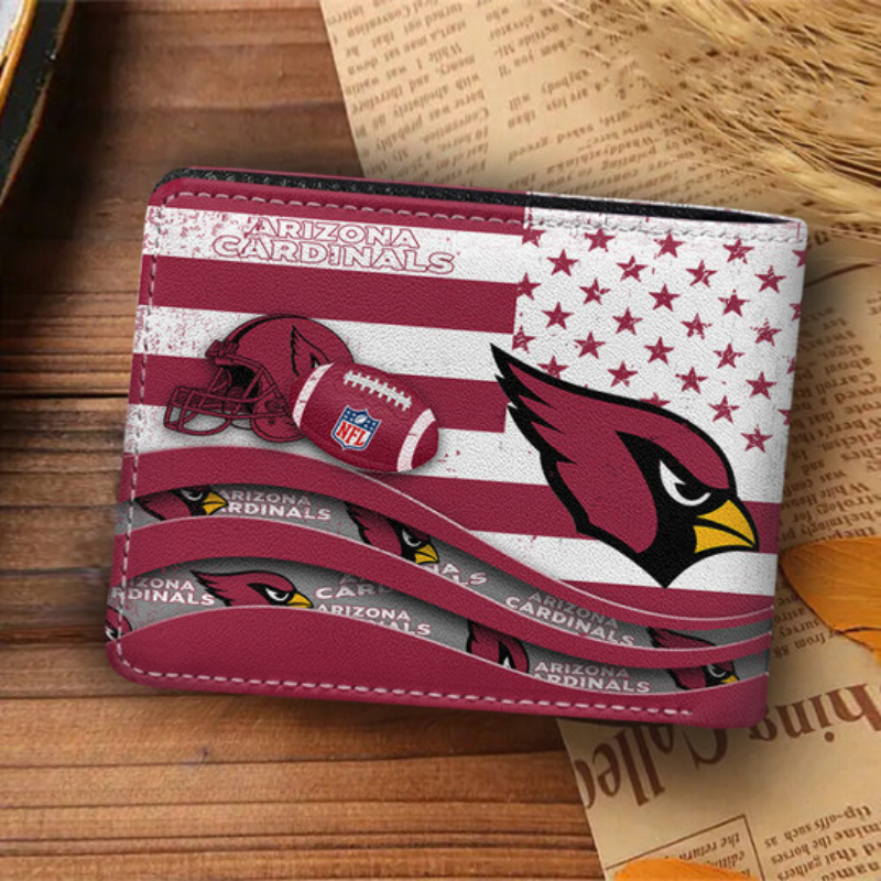 [SPECIAL OFFER] NEW CUSTOMIZED NFL20 ARC ARIZONA CARDINALS LEATHER WALLET