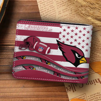 [SPECIAL OFFER] NEW CUSTOMIZED NFL20 ARC ARIZONA CARDINALS LEATHER WALLET