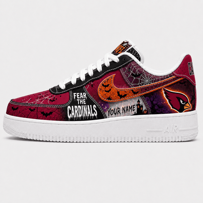 [SPECIAL OFFER] NEW CUSTOMIZED NFL20 ARC ARIZONA CARDINALS HALLOWEEN AF1 SHOES
