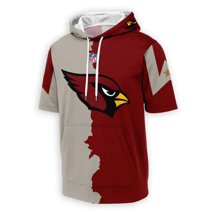 LIMITED EDITION - NEW CUSTOMIZED NFL20 ARC ARIZONA CARDINALS SHORT SLEEVE HOODIE T-SHIRT
