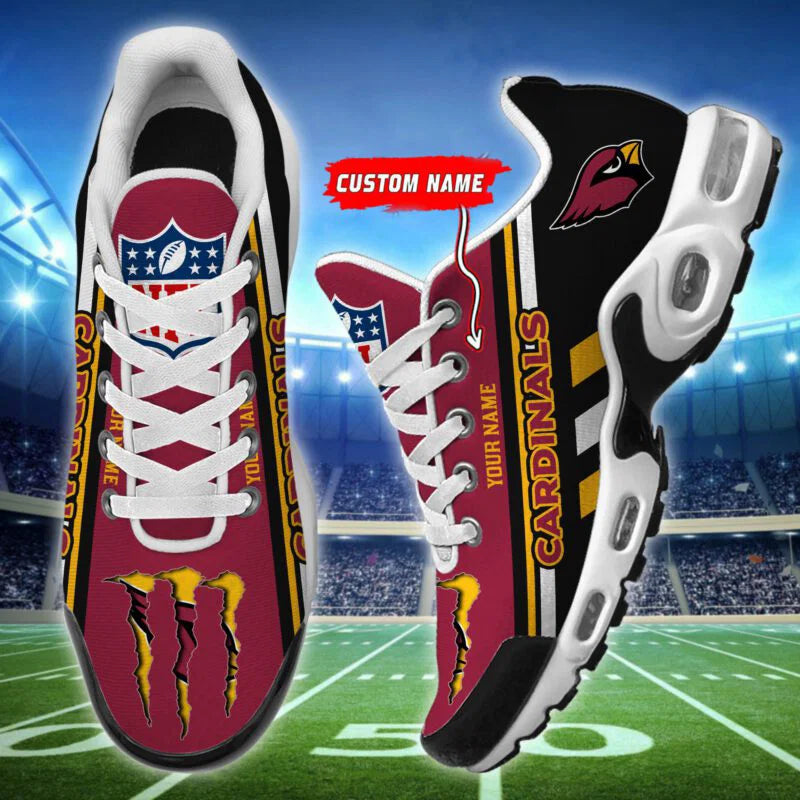 LIMITED EDITION - NEW CUSTOMIZED NFL20 ARC ARIZONA CARDINALS AIR MAX PLUS SNEAKERS