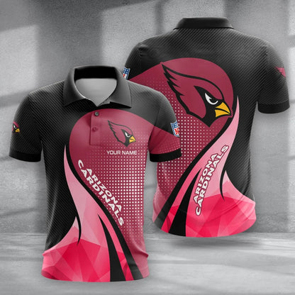 LIMITED EDITION - NEW CUSTOMIZED NFL20 ARC ARIZONA CARDINALS POLO, T-SHIRT & SHORT PANTS SET