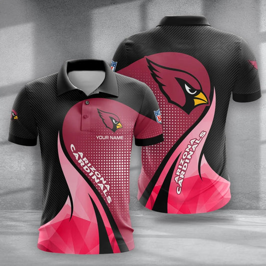 LIMITED EDITION - NEW CUSTOMIZED NFL20 ARC ARIZONA CARDINALS POLO, T-SHIRT & SHORT PANTS SET