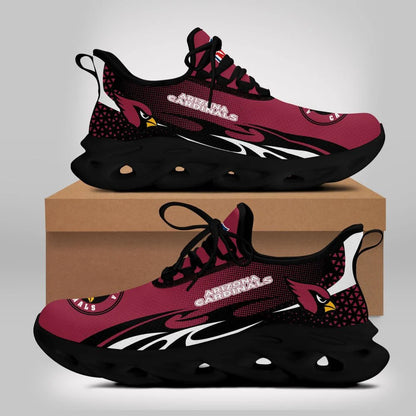 LIMITED EDITION - NEW CUSTOMIZED NFL20 ARC ARIZONA CARDINALS UNISEX MAX SOUL SHOES