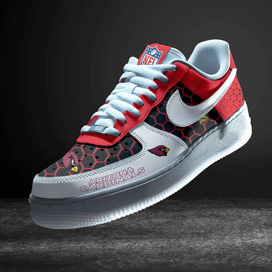 LIMITED EDITION - NEW CUSTOMIZED NFL20 ARC ARIZONA CARDINALS AF1 SNEAKERS