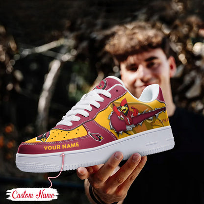 LIMITED EDITION - NEW CUSTOMIZED NFL20 ARC ARIZONA CARDINALS AF1 SNEAKERS