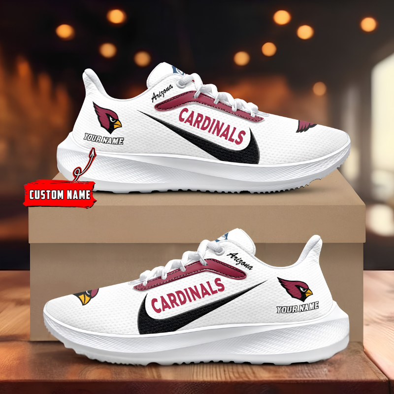 [SPECIAL OFFER] NEW CUSTOMIZED NFL20 ARC ARIZONA CARDINALS ROAD RUNNING SHOES