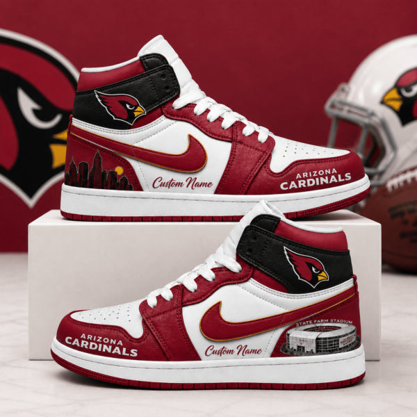 [SPECIAL OFFER] NEW CUSTOMIZED NFL20 ARC ARIZONA CARDINALS AIR JORDAN 1
