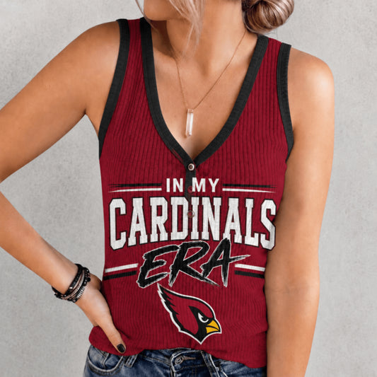 [SPECIAL OFFER] NEW CUSTOMIZED NFL20 ARC ARIZONA CARDINALS WOMEN'S V-NECK TANK TOP