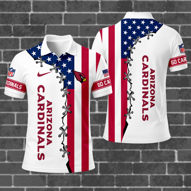 [SPECIAL OFFER] NEW CUSTOMIZED NFL20 ARC ARIZONA CARDINALS POLO SHIRT