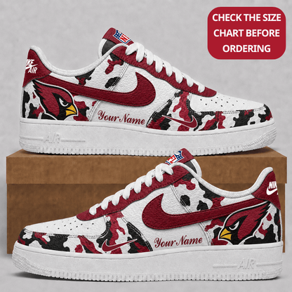 [SPECIAL OFFER] NEW CUSTOMIZED NFL20 ARC ARIZONA CARDINALS AF1 SHOES