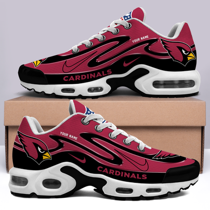 LIMITED EDITION - NEW CUSTOMIZED NFL20 ARC ARIZONA CARDINALS AIR MAX PLUS SNEAKERS