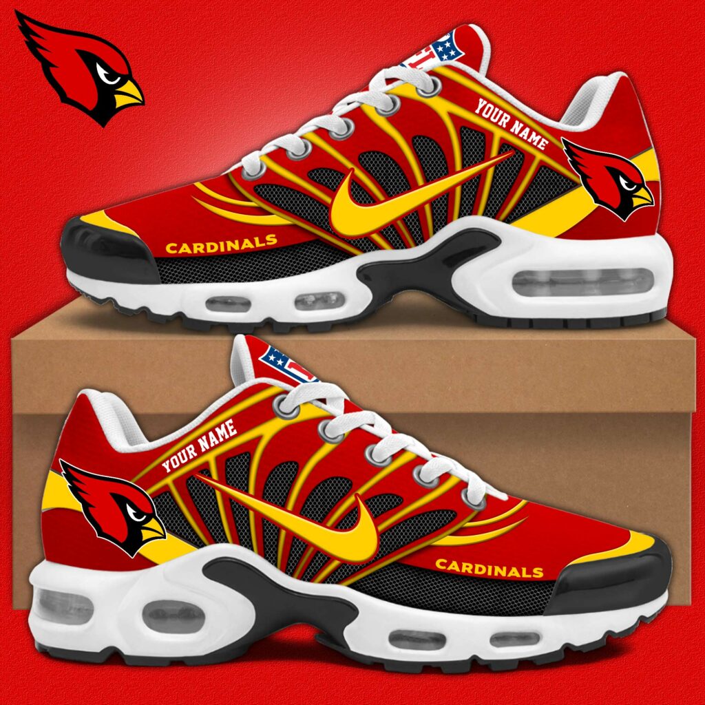 LIMITED EDITION - NEW CUSTOMIZED NFL20 ARC ARIZONA CARDINALS AIR MAX PLUS SNEAKERS