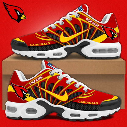 LIMITED EDITION - NEW CUSTOMIZED NFL20 ARC ARIZONA CARDINALS AIR MAX PLUS SNEAKERS