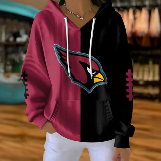 LIMITED EDITION - NEW CUSTOMIZED NFL20 ARC ARIZONA CARDINALS RIBBED HOODIE & SWEATSHIRT