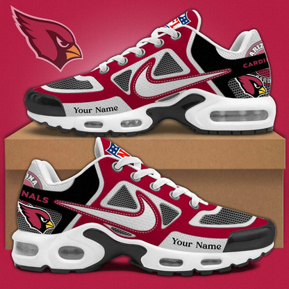 LIMITED EDITION - NEW CUSTOMIZED NFL20 ARC ARIZONA CARDINALS UNISEX AIR MAX PLUS SNEAKERS