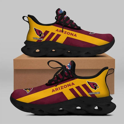 LIMITED EDITION - NEW CUSTOMIZED NFL20 ARC ARIZONA CARDINALS UNISEX MAX SOUL SHOES