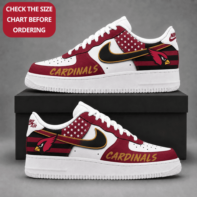 [SPECIAL OFFER] NEW CUSTOMIZED NFL20 ARC ARIZONA CARDINALS AF1 SHOES