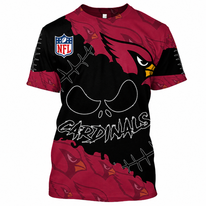 LIMITED EDITION - NEW CUSTOMIZED NFL20 ARC ARIZONA CARDINALS HALLOWEEN SKULL APPAREL FOR FANS