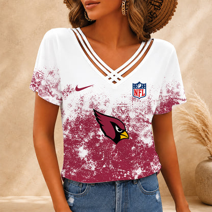 [SPECIAL OFFER] NEW CUSTOMIZED NFL20 ARC ARIZONA CARDINALS V-NECK SHIRT