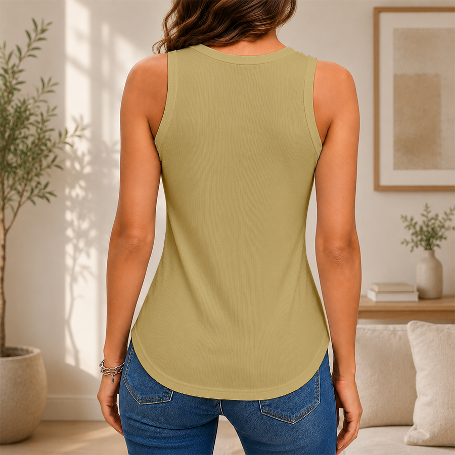 [FAN FAVORITE] NEW CUSTOMIZED NCAA FBS20 CRB COLORADO BUFFALOES WOMEN'S V-NECK TANK TOP