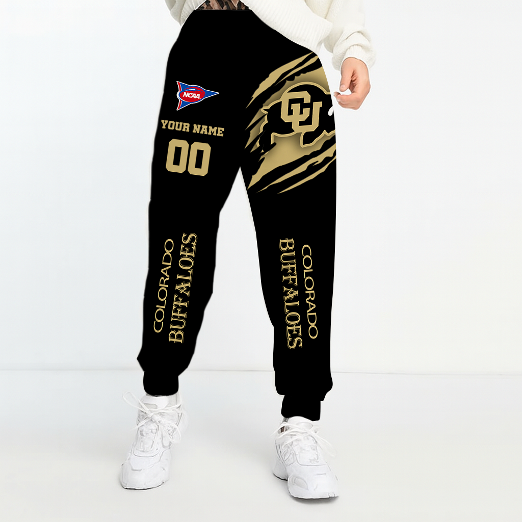LIMITED EDITION - NEW CUSTOMIZED NCAA FBS20 CRB COLORADO BUFFALOES UNISEX LONG PANTS
