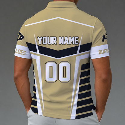 [FAN FAVORITE] NEW CUSTOMIZED NCAA FBS20 CRB COLORADO BUFFALOES POLO SHIRT