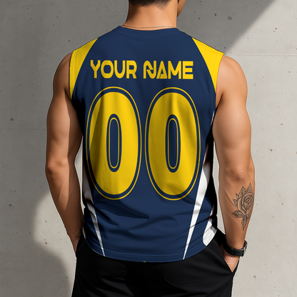 LIMITED EDITION - NEW CUSTOMIZED MLS20 LAG LA GALA TANK TOP & GYM SHIRT