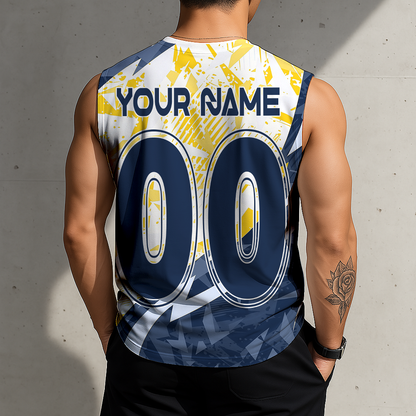 POPULAR NOW - NEW CUSTOMIZED MLS20 LAG LA GALAXY TANK TOP & GYM SHIRT