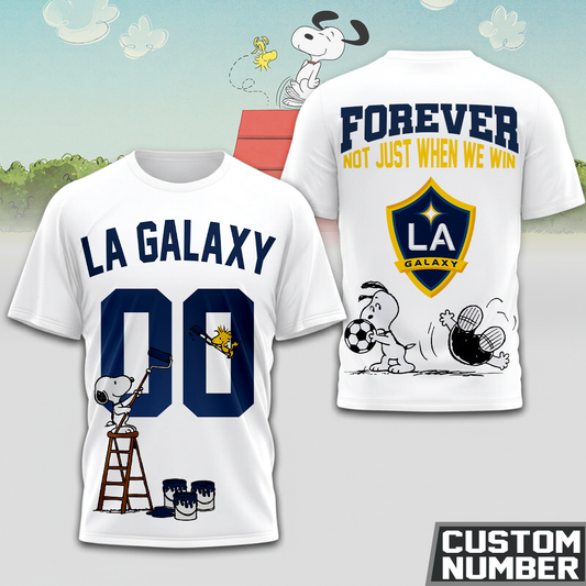 ENDING TODAY - NEW CUSTOMIZED MLS20 LAG LA GALAXY x SNOOPY HOODIE, T-SHIRTS, ZIP HOODIE, SWEATSHIRTS & POLO