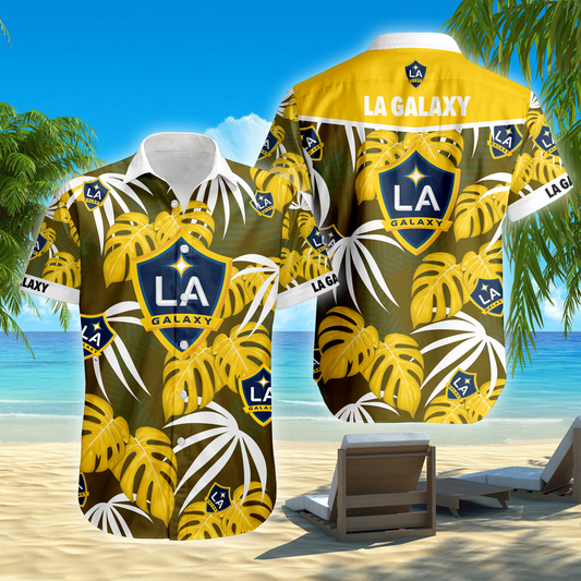 ENDING TODAY - NEW CUSTOMIZED MLS20 LAG LA GALAXY UNISEX HAWAIIAN SHIRT