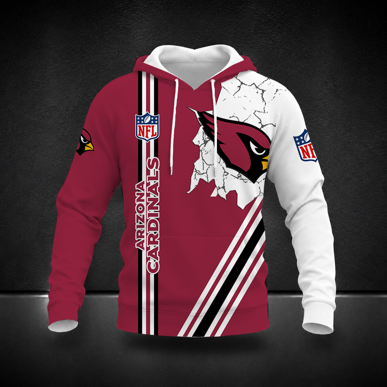 LIMITED EDITION - NEW CUSTOMIZED NFL20 ARC ARIZONA CARDINALS T-SHIRT, POLO SHIRT, ZIP POLO SHIRT, SWEATSHIRT, HOODIE & ZIP HOODIE