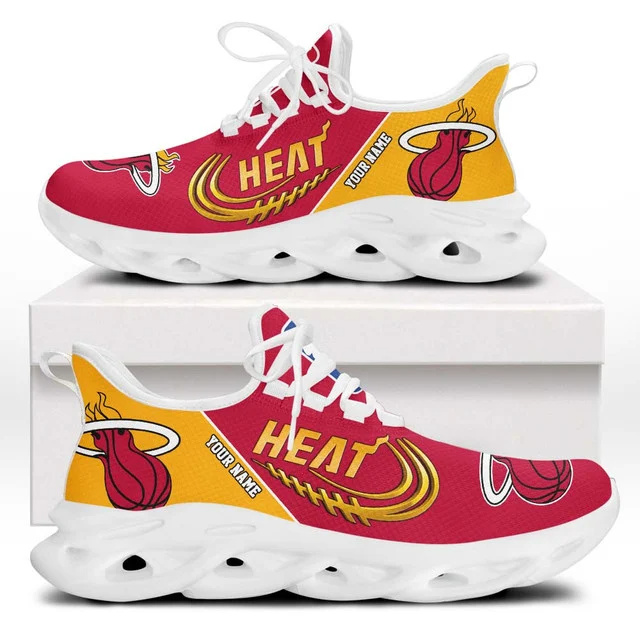 LIMITED EDITION - NEW CUSTOMIZED NBA20 MHE MIAMI HEAT PREMIUM CLUNKY SNEAKERS