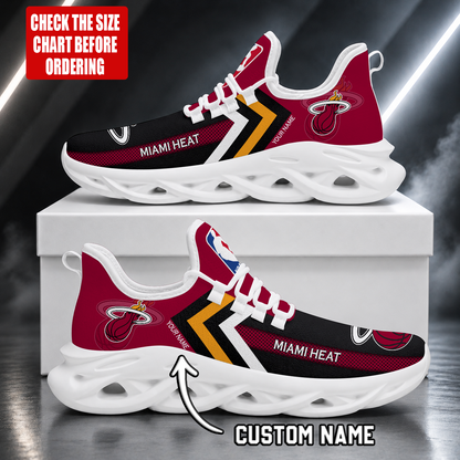 FINAL SALE - NEW CUSTOMIZED NBA20 MHE MIAMI HEAT MAX SOUL SHOES