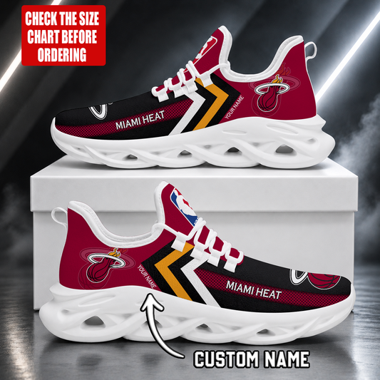 FINAL SALE - NEW CUSTOMIZED NBA20 MHE MIAMI HEAT MAX SOUL SHOES