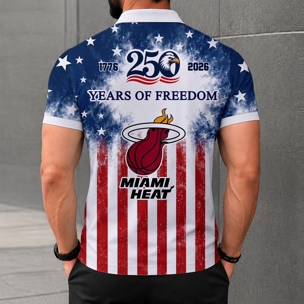 LIMITED EDITION - NEW CUSTOMIZED NBA20 MHE MIAMI HEAT POLO SHIRT, ZIP POLO SHIRT & T-SHIRTS