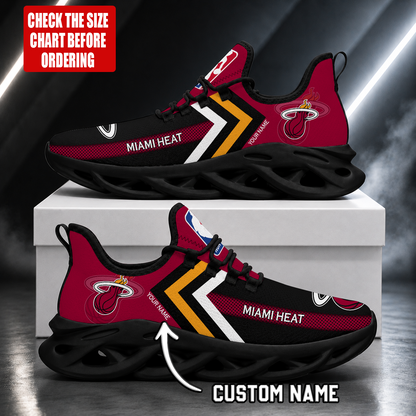 FINAL SALE - NEW CUSTOMIZED NBA20 MHE MIAMI HEAT MAX SOUL SHOES