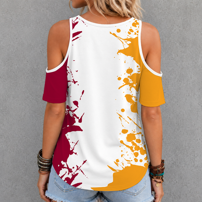 [HOT DEAL] NEW CUSTOMIZED NBA20 MHE MIAMI HEAT CRISS CROSS V-NECK TOP