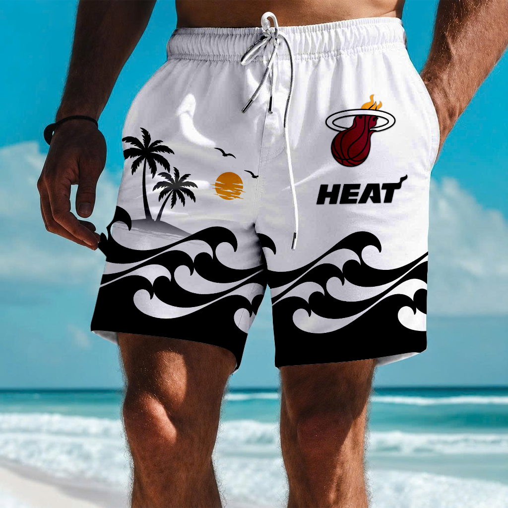 LIMITED EDITION - NEW CUSTOMIZED NBA20 MHE MIAMI HEAT SHORT PANTS